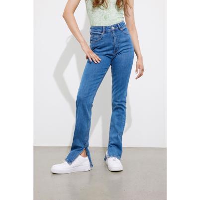 Envii Enbarbara Jeans Slit Lighter Mid Blue Shop Online Hos Blossom